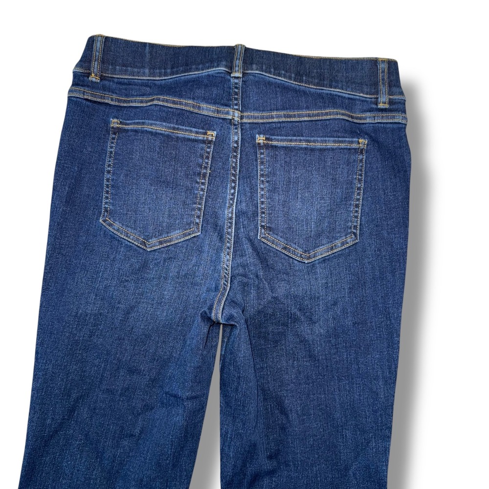 SPANX Flare Bootcut Jeans Dark Wash Stretch Denim Women's M/M - Picture 3 of 5